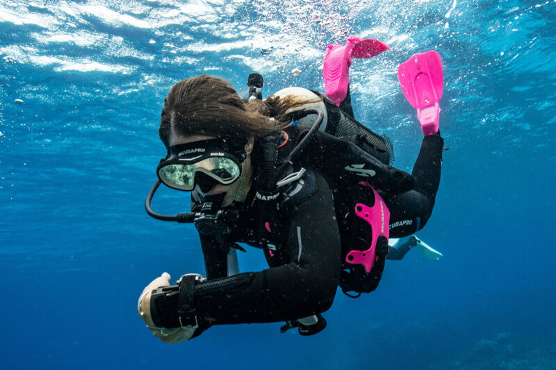 The positive approach selling method scuba diving