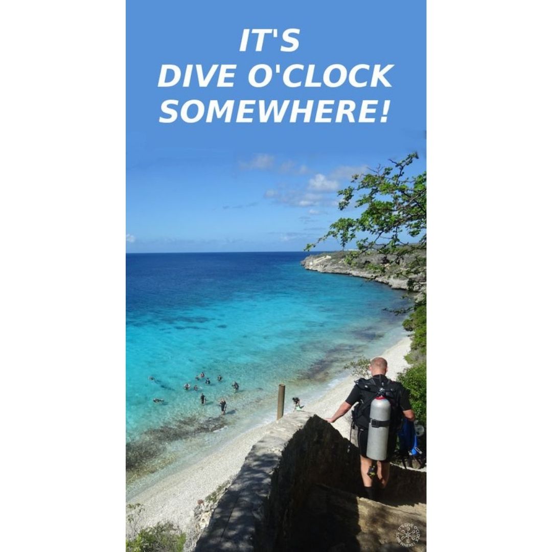 Dive o clock funny scuba diving meme