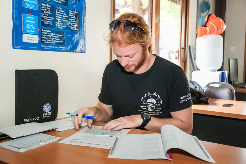 PADI Dive Decompression theory and the recreational dive planner IDC IE