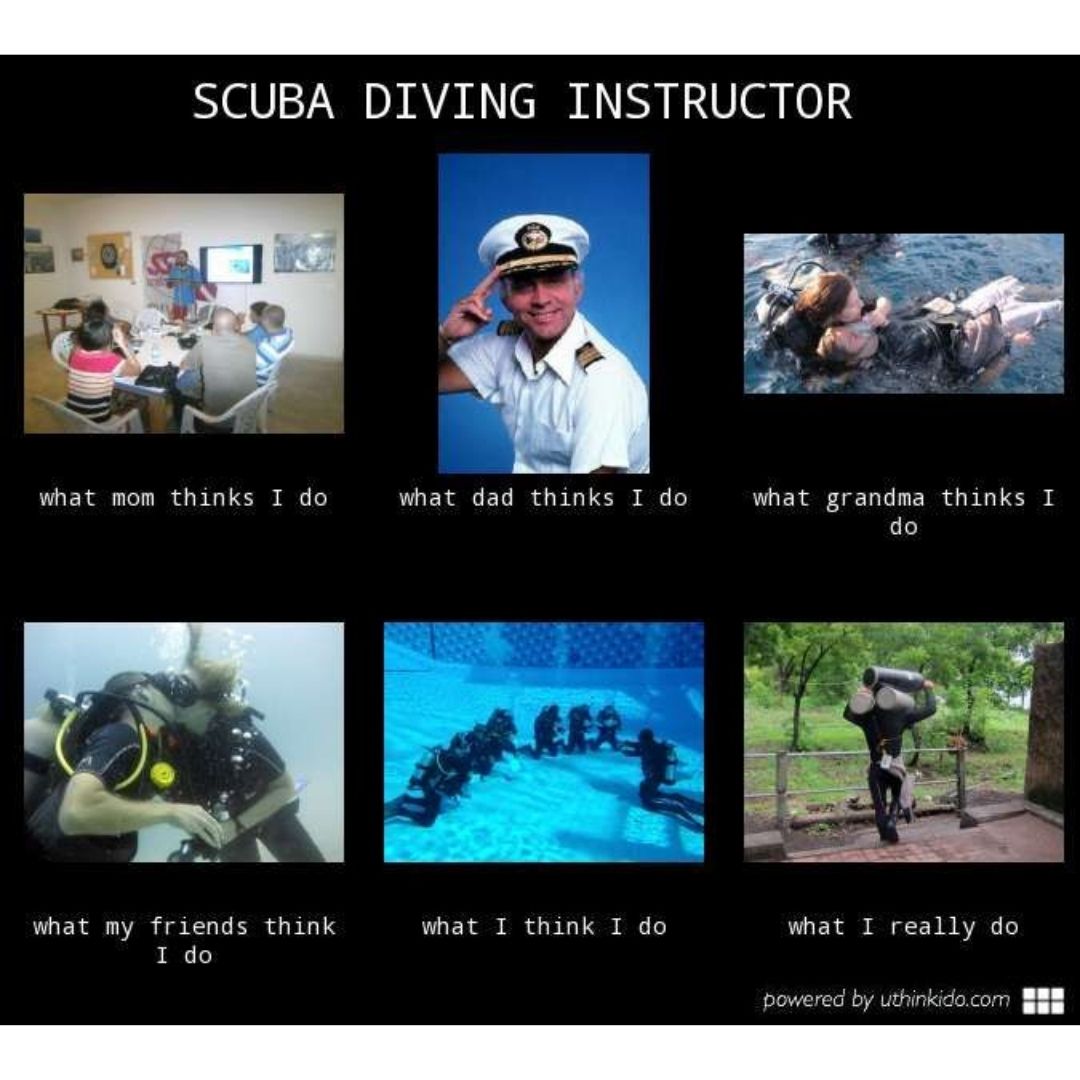 Scuba diving instructor scuba diving meme