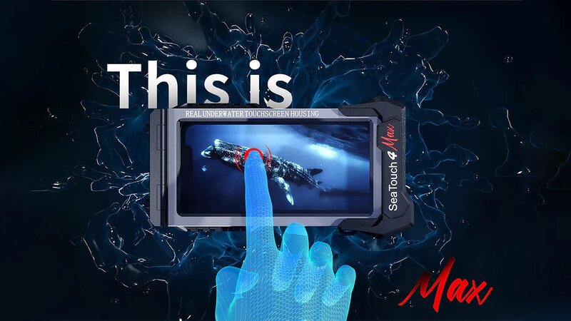 underwater touchscreen for smartphone to use scuba diving snorkeling freediving