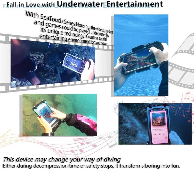 Use this smartphone underwater housing to access your apps on your phone