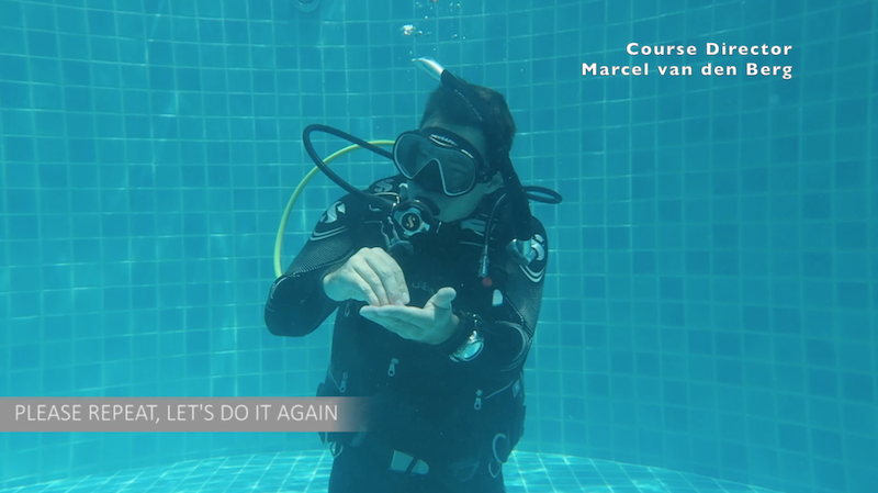 When to repeat a scuba skill for diving or PADI IDC Course